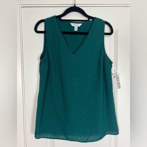 NWT Nine West Green Top